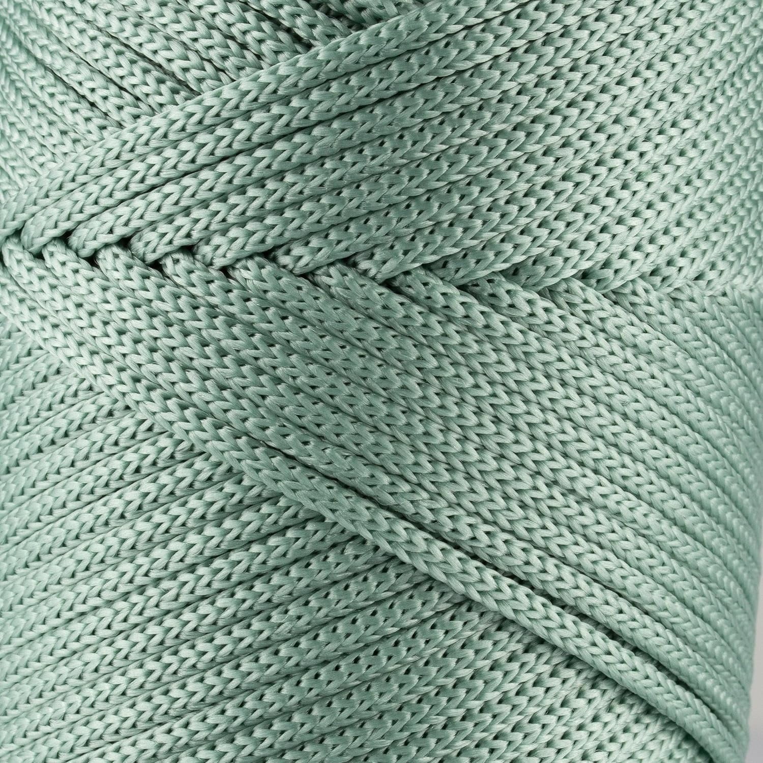2 Skeins of Sensy Premium 3mm 131 Yards Polyester Rope 100% Polypropylene Cord Macrame Cord 3mm Crochet Bag Cord Macrame Rope Crochet Thread Gift for Knitter (Sage)