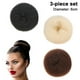 thumbnail image 1 of Moño para el pelo para niños, 3 piezas de moño para el pelo con forma de calcetín para niñas, moldeador de donas para cabello corto y fino, 1 of 8