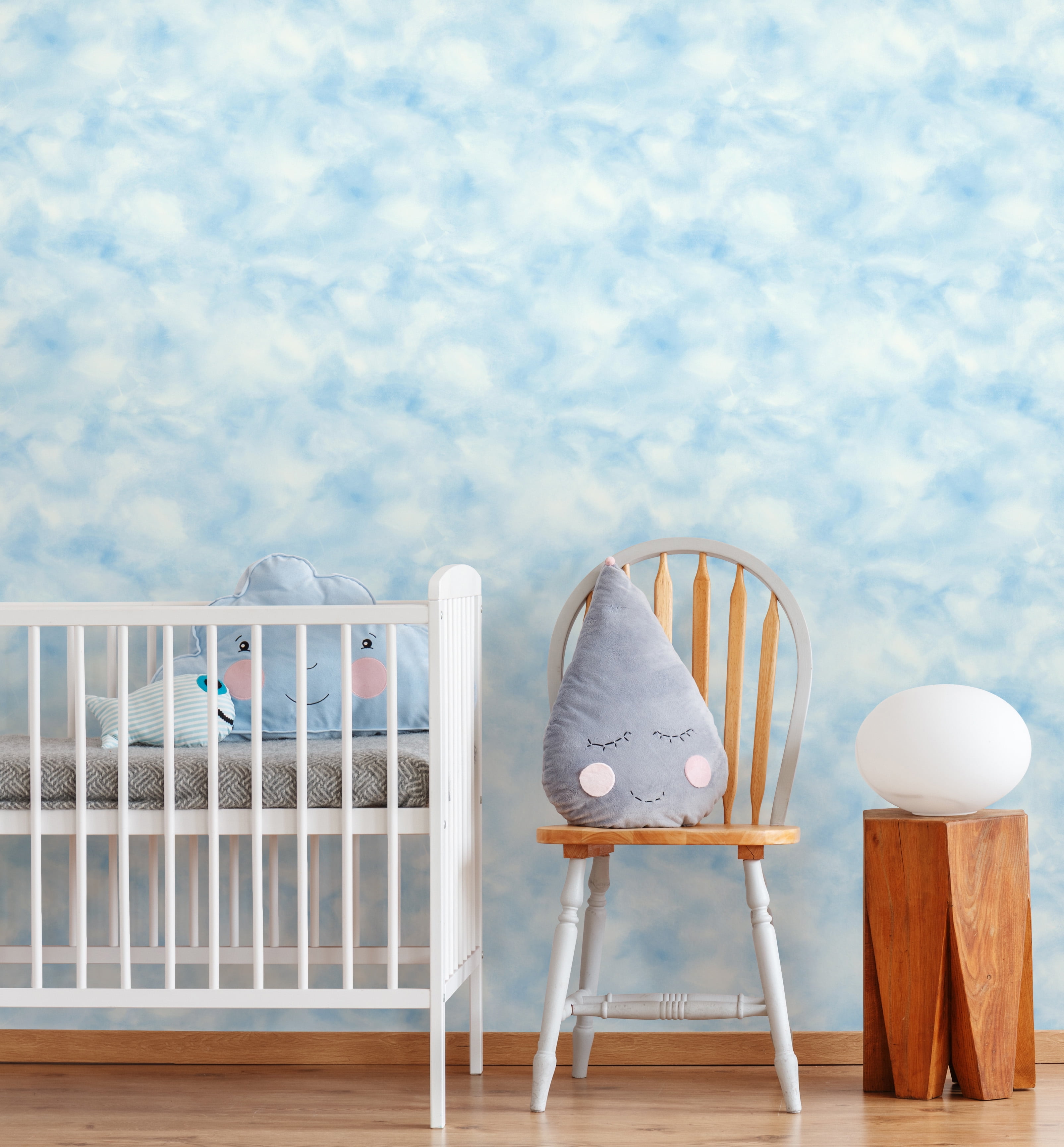 RoomMates Cloud Blue Peel and Stick Wallpaper