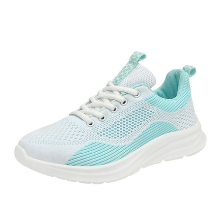 

GWAABD Womens Casual Walking Shoes Breathable Mesh Work Slip on Sneakers Leisure Women s Lace Up Travel Soft Sole Comfortable Shoes Outdoor Mesh Shoes Runing Fashion Sports Breathable