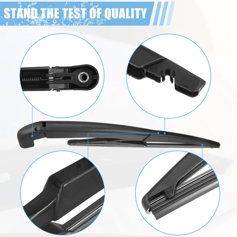 10 In Wiper Blade Rear Wiper Blade For Fiat 500 3-Door Hatchback - Foto 8