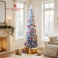 thumbnail image 2 of Costway 7 FT Snow-flocked Artificial Christmas Tree with 290 Warm White LED Lights,8 Modes, 2 of 10