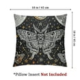thumbnail image 4 of BANET Throw Pillow Covers Pack of 2, Skull Pillow Covers for Couch Bed, Boho Decorative Pillow Covers, Cushion Covers for Halloween Bedroom Decor 24x24in, 4 of 7