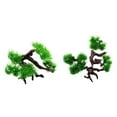 thumbnail image 1 of Yinanstore Tank Artificial Plant Artificial Welcome Tree Creative Artificial Bonsai Pets Aquarium Plant for Resting Sleeping Hiding Small, 1 of 8