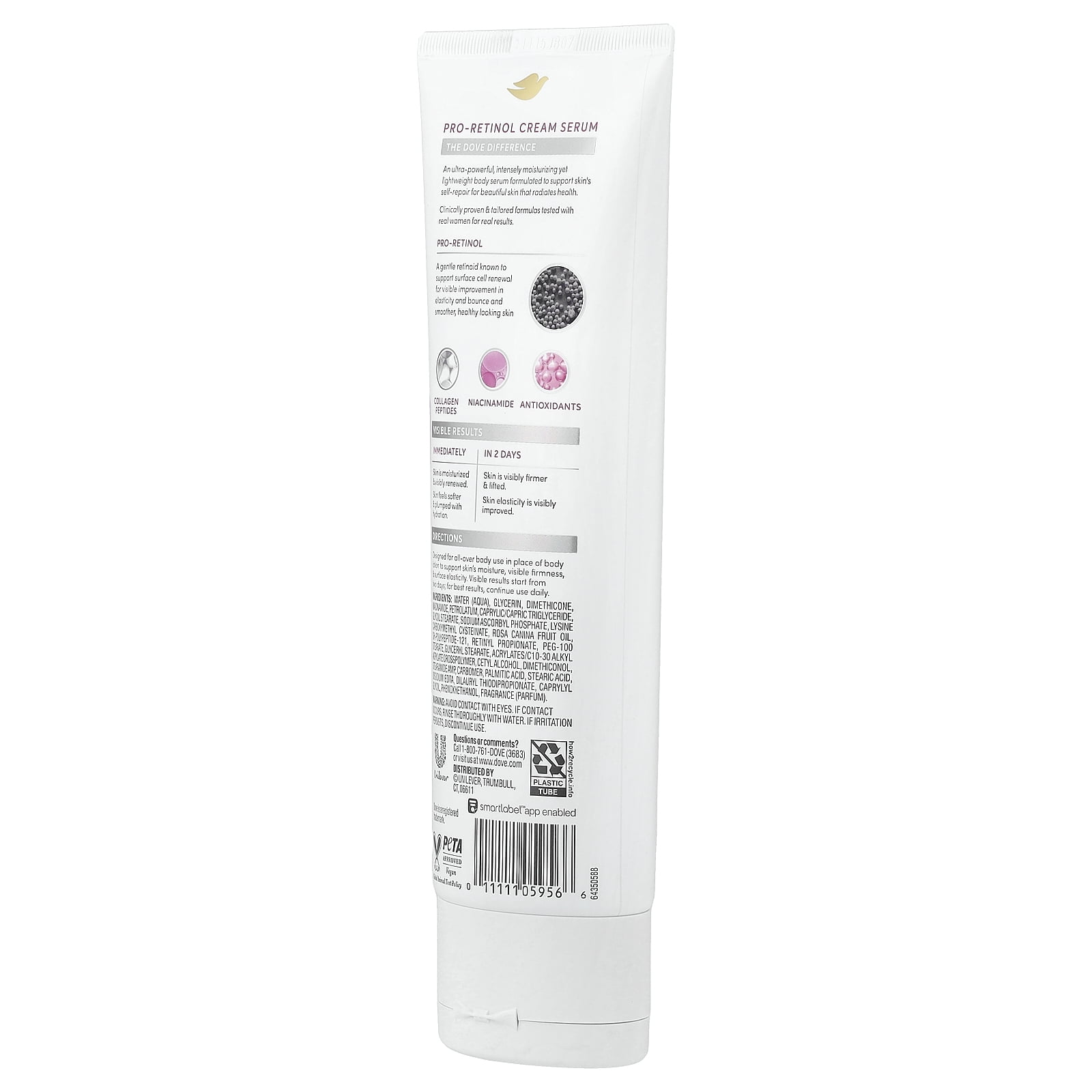 Dove Body Cream Serum, Pro-Retinol + Firming, 8 fl oz