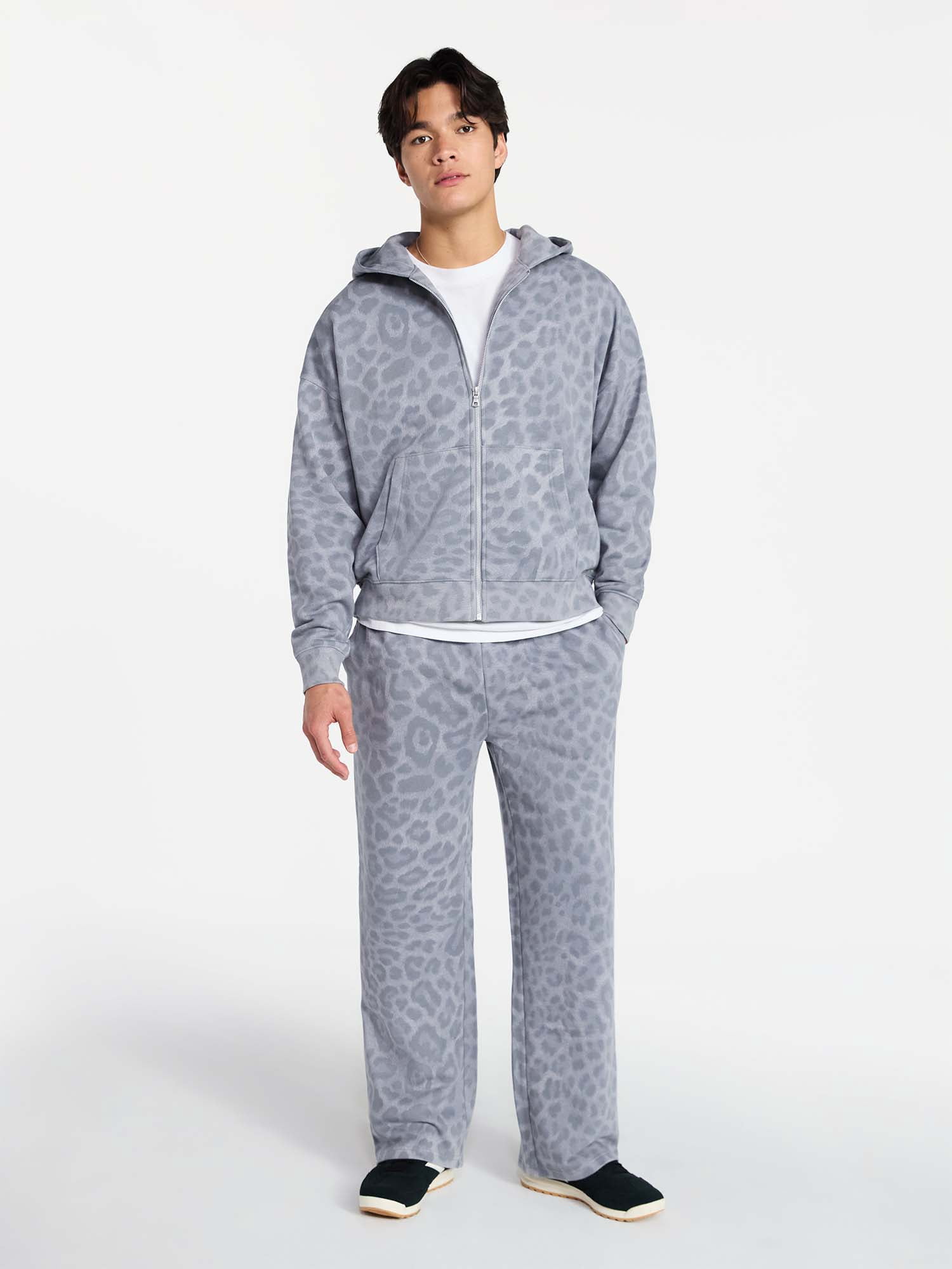 No Boundaries Soft Fleece Vintage Straight Sweatpants, Men's XS-5XL