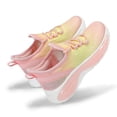 thumbnail image 4 of Kushyshoo Girls Lightweight Sneakers Kids Breathable Lace-up Athletic Running Shoes Big Kids Walking Shoes Rainbow Pink Size 1, 4 of 7