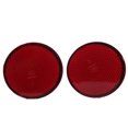 thumbnail image 3 of Abs Exterior Car Accessories 2PCS Rear Bumper Reflector Round Red Auto Modification Fit For  QASHQAI 2007-2015, 3 of 8
