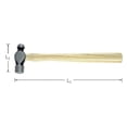 thumbnail image 2 of Stahlwille 10970 Engineers hammer, 1/4 lb., 2 of 2