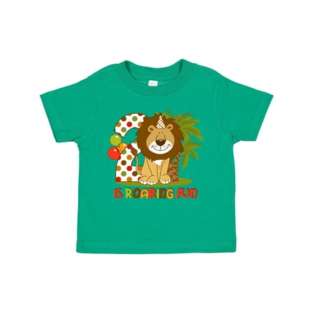 

Inktastic Cute Lion 2nd Birthday Gift Toddler Boy Girl T-Shirt