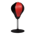 thumbnail image 1 of Bewildely Pelota de boxeo de escritorio de diseño de , pelota de boxeo de de cuero, pelota de velocidad catártica para oficina, bolsa de boxeo, Juguetes negro rojo, 1 of 6