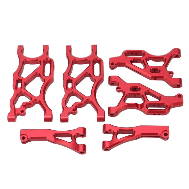 Brasos de Suspensivos Trasera Delantera RC, Juego de Brazo Oscilante RC de Aleacio de Aluminio para Arrma 1/7 Limitable Para Infracción para 6S para Tifón 6S 1/8 RC