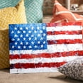 thumbnail image 5 of Textured American Flag Canvas Wall Art (Rustic Patriotic) Ready to Hang for Living Room, 5 of 8
