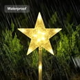 thumbnail image 4 of RKSTN Fall Decorations for Home Outdoor Lights Solar Decorations Outdoor LED Solar Powered Candle Xmas Roadway Lights 8 Mode, 4 of 9
