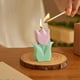 thumbnail image 5 of Velas aromáticas a tulipanes - Velas de cera de flores hechas a mano, rojo, amarillo rosado y blanco, 3,5x2,5x0,9 pulgadas, regalos de aromaterapia para decoración del hogar, bricolaje, relajación, 5 of 6