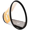 thumbnail image 2 of Elizabethan Dog Cat Pet Wound Healing Cone E- Collar White with Black, 2 of 5
