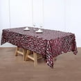 thumbnail image 5 of BalsaCircle 60" x 102" Burgundy Big Payette Sequin Rectangular Tablecloth, 5 of 8