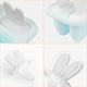 thumbnail image 3 of Molde para helado, molde esquimal, molde para mini helados, paletas, molde para paletas de helado, sorbetes, molde Magnum para yogures sorbetes caseros (azul-1), 3 of 5