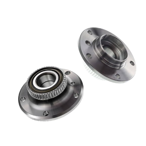 BINB ROAD Front Wheel Hub & Bearing Assembly 31221139345 Compatible with BMW 525i 530i 535i 540i 735i 740i 750i 840i 850Ci E34 E32 E31 1987-1999,2Pcs