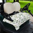 thumbnail image 2 of Golf Cart Seat Covers for 2 Seater,Spring Leaves Microfiber Cart Seat Towel Blanket,Sage Green Botanical Eucalyptus Vines Absorbent Breathable Non Slip Bench Seats Protector for Golf Course 51"x31", 2 of 9