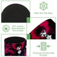 thumbnail image 2 of Organizador de escritorio compacto para bolígrafos: set de accesorios funcionales para maquillaje y estudio de arte, estilo calavera punk., 2 of 5