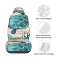 thumbnail image 4 of Fotbe Watercolor Sea Turtle Funda para Asiento de Auto con Estampado – Impermeable y Antisudor – Ajuste Universal, Lavable a Máquina, Antideslizante (1 Pieza), 4 of 5