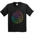 thumbnail image 3 of Inktastic Pi Day Pi Numerals in Rainbow Spiral Youth T-Shirt, 3 of 5