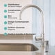 thumbnail image 2 of Soap Dispenser With 360 Swivel Spout - Refillable Liquid Soap Dispenser For Kitchen Sinks - Chrome Stainless Steel Liquid Soap Dispenser 300ml (10oz), 2 of 5