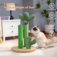 thumbnail image 4 of PAWZ Road 29" Cactus Cat Scratching Posts Sisal Cat Scratcher Brown Large, 4 of 7