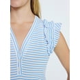 thumbnail image 4 of Free Assembly Women’s Henley Midi Dress with Flutter Sleeves, Sizes XS-XXL, 4 of 4