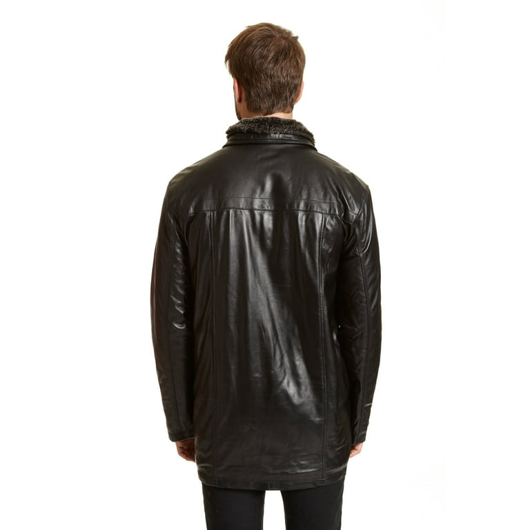 EXcelled Men s Leather Car Coat Tall Sizes Walmart