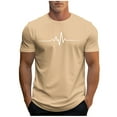 thumbnail image 1 of Eres Más Que una Camisa de Puntuación de Prueba Nueva Moda Casual Hombres Imprimir Camiseta Deportiva Manga Corta Blusas de Cuello Redondo, 1 of 1