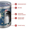 thumbnail image 4 of 12oz Tumblers Pioneer Flower Vacuum Insulated Stainless Steel Travel Tumbler Cups Mug with Lid and Straw for Beer,Coffee,Beverages with Cleaning Brush for Cold & Hot Drinks, 4 of 5