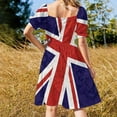 thumbnail image 3 of Robe Flying Union Jack Robes de Mariage pour Fêtes Vêtements d'Été pour Femmes, 3 of 4