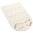 thumbnail image 4 of KAKOWELY First Year Photo Display Wood Board Infant First Year Photo Frame Milestone Board,16.93"X11.81"X0.12", 4 of 4