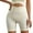 White, variant on ABATAB Yoga Shorts for Women High Waist Workout Butt Lifting Shorts Seamless Slim Ribbed Tight Gym Running Shorts