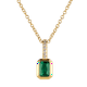 thumbnail image 3 of Set de Regalo para Mujer hasta 6 en 1, LuckyLy Kit de Collar y Dijes con Baño de Oro 14k, Perla y Zirconia Cúbica – Joyería ideal como Regalos para Mujer Navidad, San Valentín y Mamá dorado Rectángulo, 3 of 8