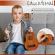 thumbnail image 4 of Juguete para niños Ukelele Guitarra Guitarra clásica de 17 pulgadas Juguete musical 4 cuerdas Guitarra Ukelele Juguete educativo de aprendizaje para niños pequeños y preescolares, 4 of 7