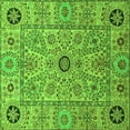 thumbnail image 1 of Ahgly Company Indoor Square Abstract Green Modern Area Rugs, 3' Square, 1 of 4