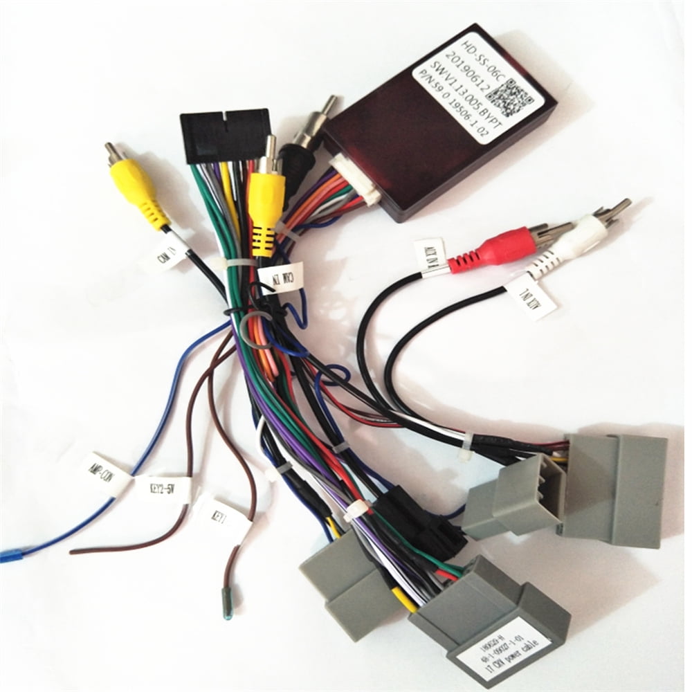 Car Stereo 20 PIN Wiring Harness Connector Adapter with Canbus Box