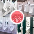 thumbnail image 4 of 10-Pack Urinal Screen Deodorizer- Long-Lasting Anti-Splash Urinal Cakes for Mens Bathroom Urine Catcher for Toilet Bulk Hotel Toiletries for Urinals, Restaurants, Offices （Red）, 4 of 4