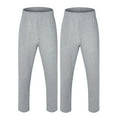 thumbnail image 4 of SAYFUT Men's Big and Tall 2-pack Cotton Knit Sleep Pant, Soft Stretch Pajama Pants Sleep Lounge Pants Solid Sleepwear with Drawstring, 4 of 7