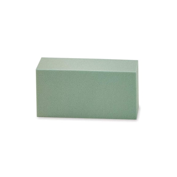 FloraCraft Floral Dry Foam Block 1.8 Inch x 2.8 Inch x 5.8 Inch Green