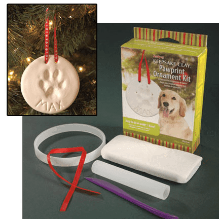 dog paw ornament kit