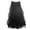141#Black, variant on Dwaogom Women's Tulle Skirt Asymmetrical Pleated Elastic High Waist Layered Tutu Skirt Casual Cocktail Party A-Line Mesh Midi Skirt Woman Temperament Slim A-Line Irregular Net Yarn Puffy Skirt