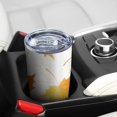 thumbnail image 5 of 20oz Tumblers Fall Leaves Stainless Steel Vacuum Insulated Double Wall Travel Tumbler Cups Mug with Lid and Straw,Cleaning Brush for Cold & Hot Drinks, 5 of 7