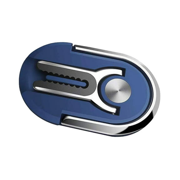 GOOHOCHY Creative Oval Car Phone Holder 1 Set Air Vent Universal Phone Ring Navigation Mount Blue