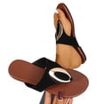 thumbnail image 4 of Bkhluea Women Flip Flop Sandals Metal Ornament Shoes Comfortable For Beach Travel Casual Daily Outdoor Walking Activities, 4 of 7