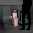 thumbnail image 7 of 3 Gallon Pink Sensor Bathroom Trash Can Slim and Space-Saving 10 L Home Office Garbage Bin, 7 of 7