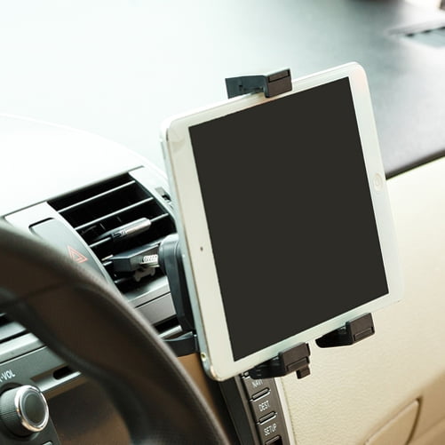 iPad Mini 4 Car Mount Air Vent Tablet Holder Rotating Cradle Swivel Dock Black Q1J